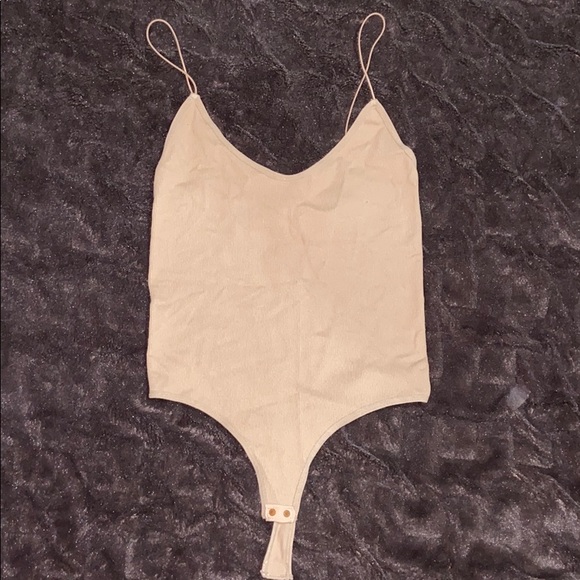Rubbed Tan Bodysuit